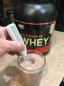 Whey protein shake
