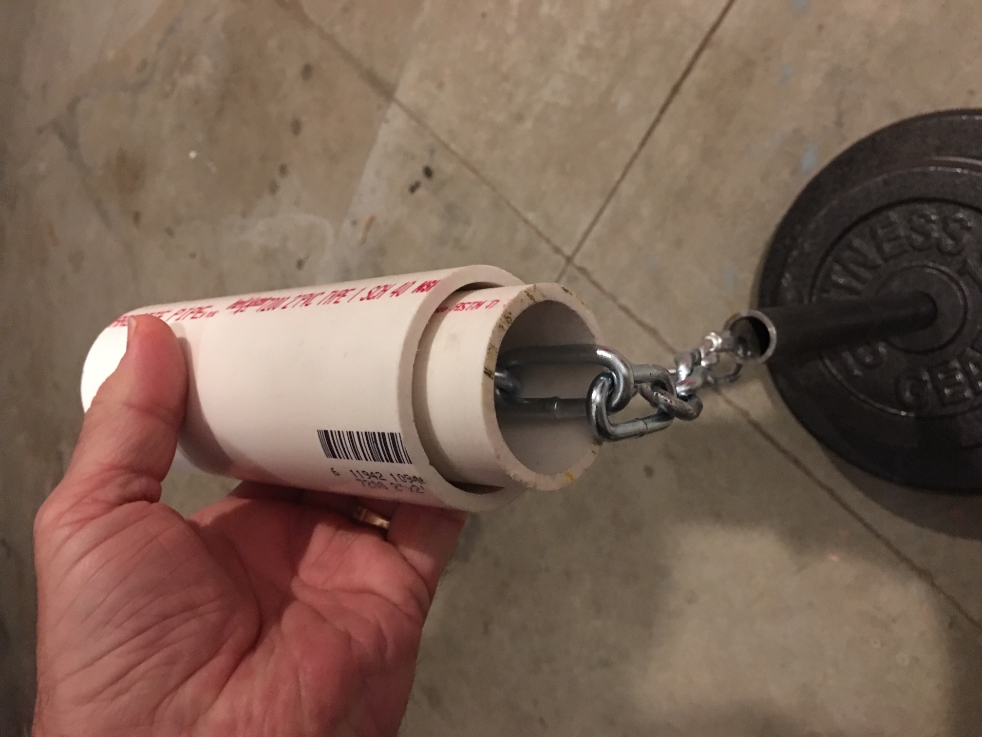 Farmers Carry Handle PVC RockSolid Bodybuilding