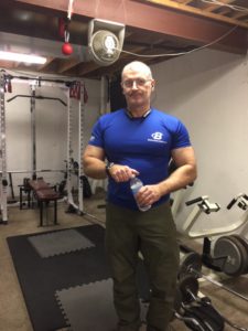 Dave in his Home Gym